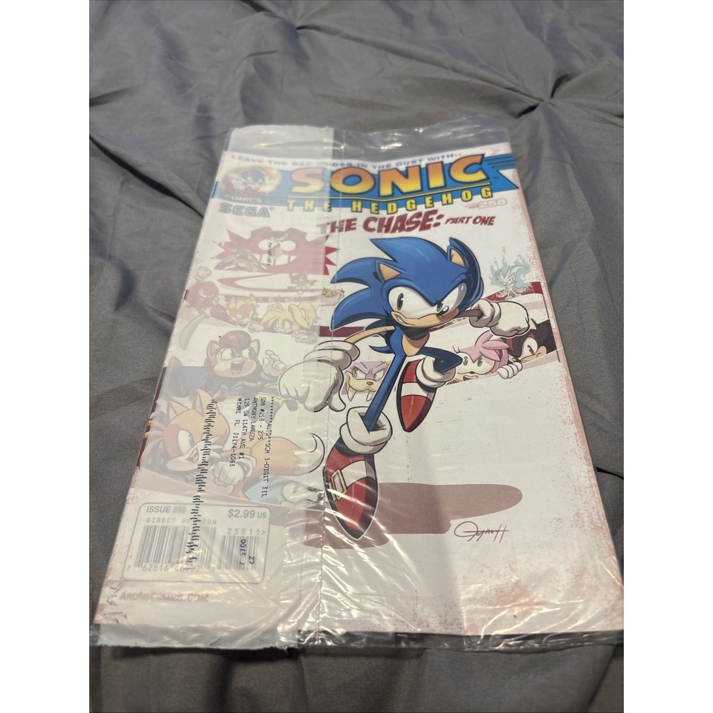 Sonic‎ The Hedgehog issue 258 Archie Comic series Rare collectible Sega